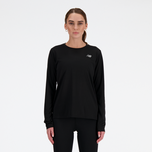 New Balance Damen Sport Essentials Long Sleeve - schwarz (Grösse: M) von New Balance