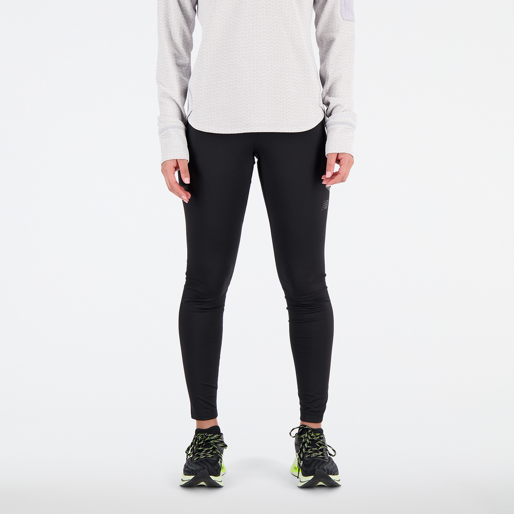 New Balance Damen Tight W Impact Run Heat , Schwarz, Fitted, ideal für Training, Fitness & Running von New Balance