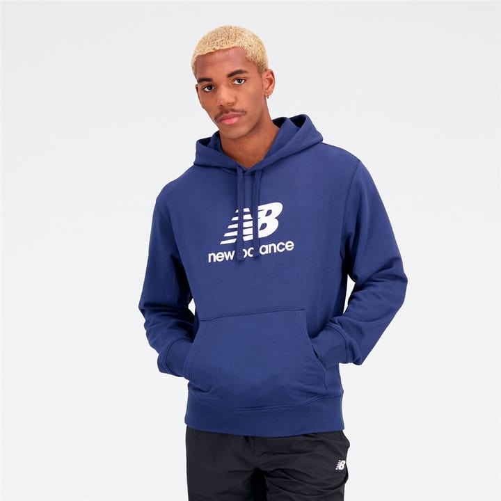 New Balance Essentials Stacked Logo Hoodie Hoodie dunkelblau von New Balance