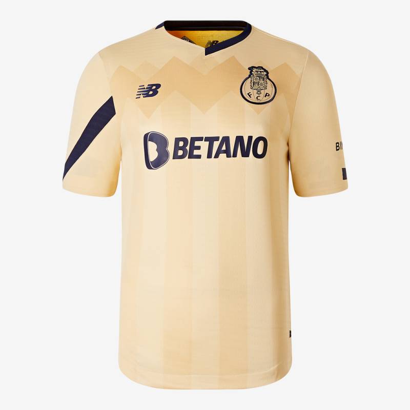 New Balance FC Porto Away SS Jersey 23/24 Regular Fit Herren, beige, Grösse: S von New Balance
