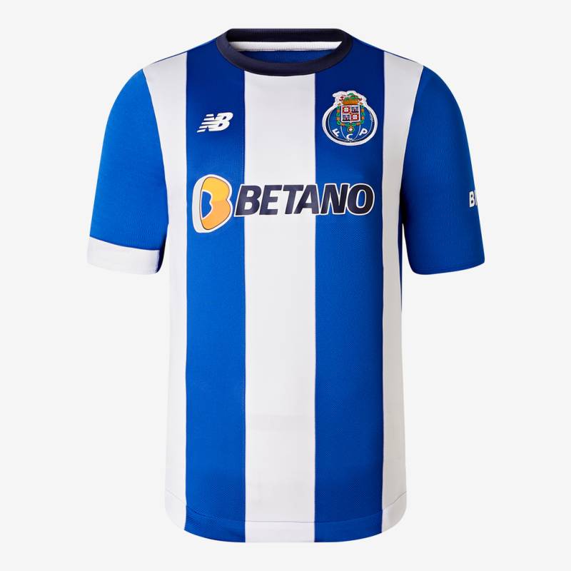 New Balance FC Porto Home SS Jersey 23/24 Regular Fit Herren, blau, Grösse: S von New Balance