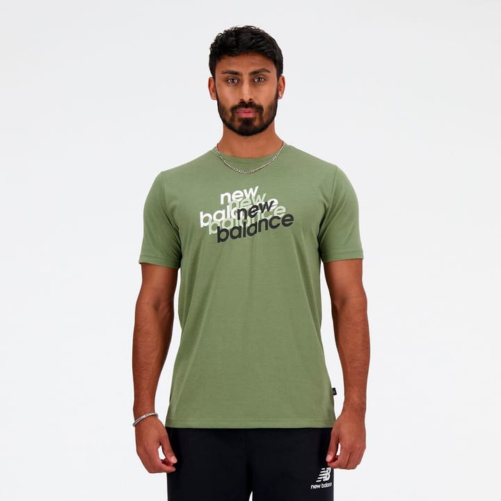 New Balance Heathertech Graphic T-Shirt T-Shirt moos von New Balance