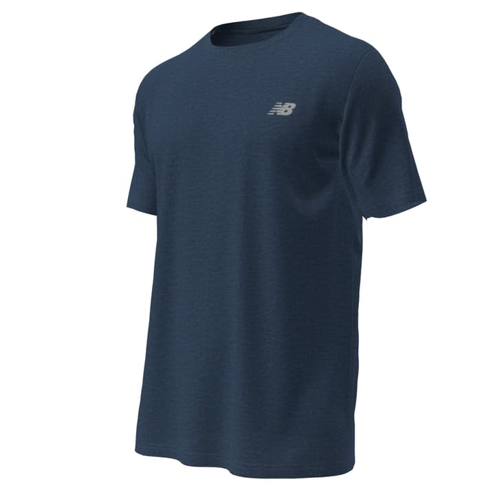 New Balance Heathertech T-Shirt dunkelblau von New Balance