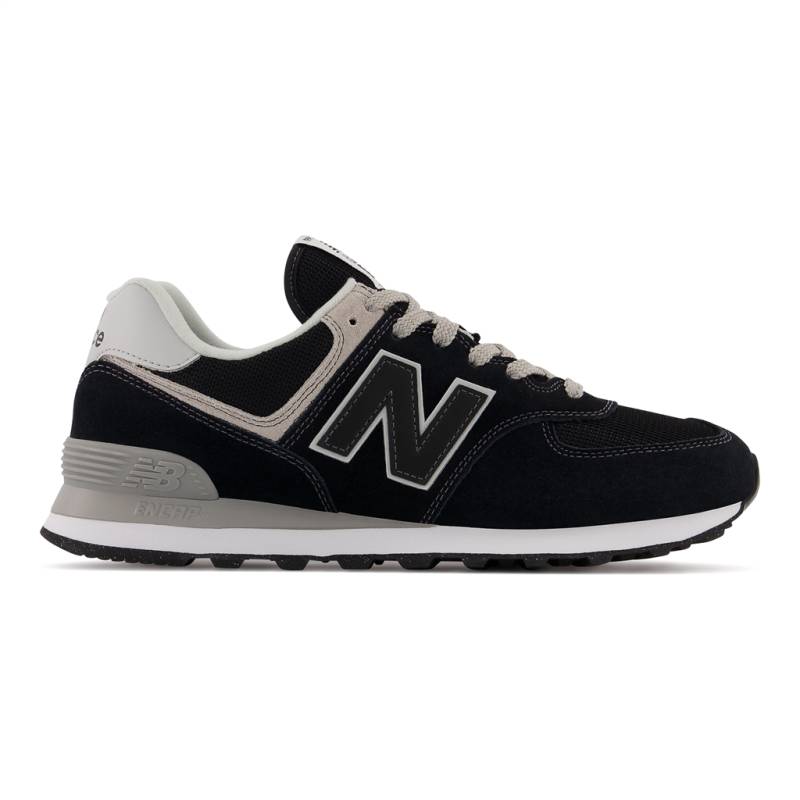 New Balance ML574EVB Herren Freizeitschuhe, Schwarz von New Balance