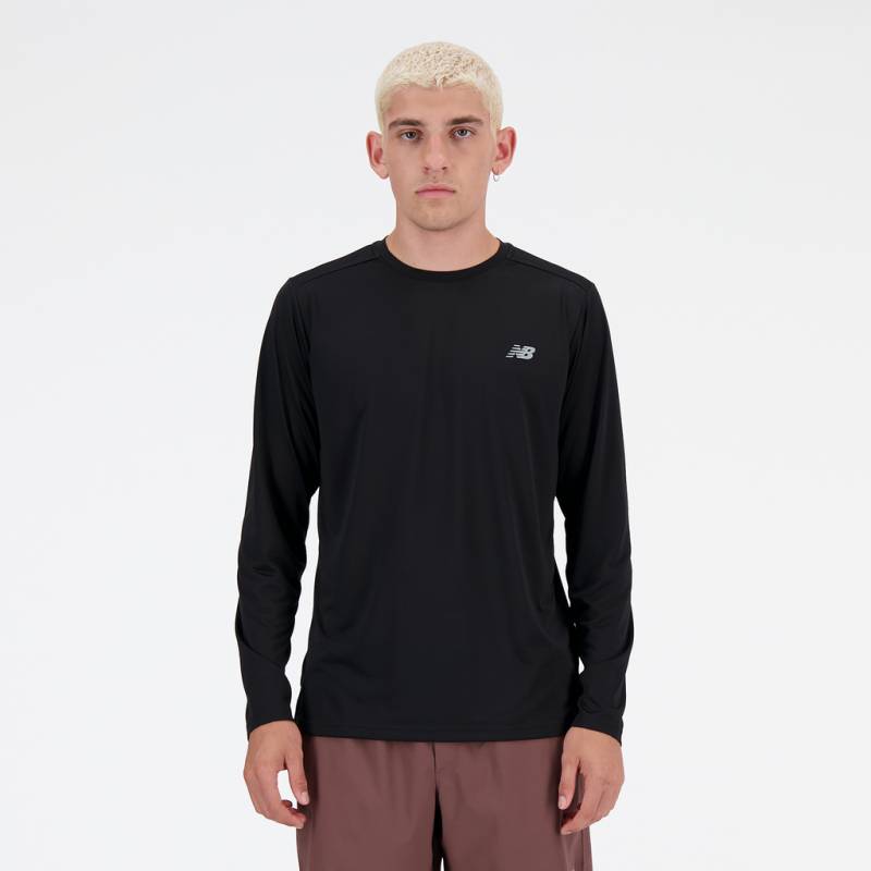New Balance New Balance Run Long Sleeve T-Shirt  Herren, schwarz, Grösse: S von New Balance
