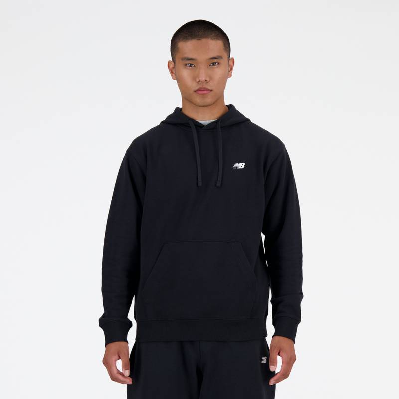 New Balance Sport Essentials Small Logo French Terry Hoodie Relaxed Fit Herren, schwarz, Grösse: S von New Balance
