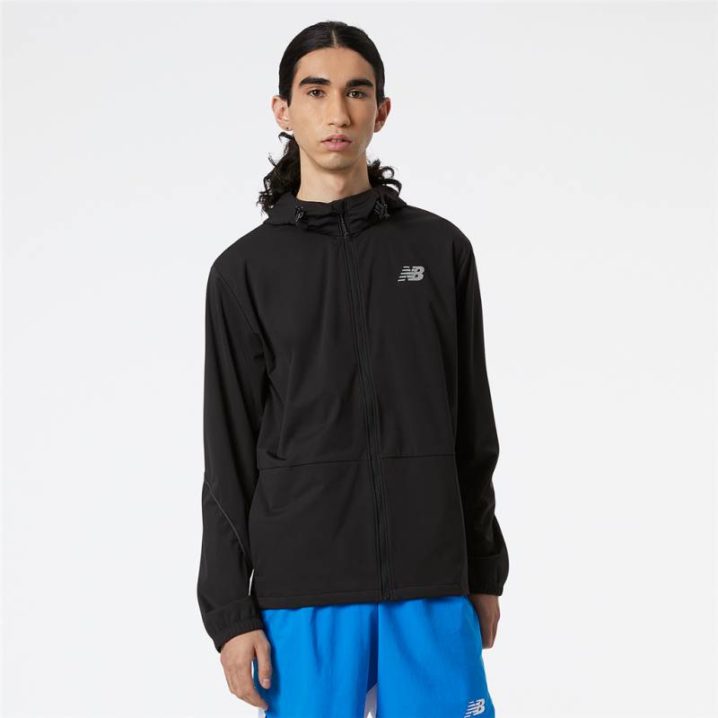 New Balance Impact Run Water Defy Jacket Athletic Fit Herren, schwarz, Grösse: S von New Balance