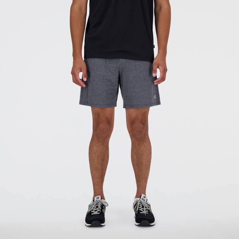 New Balance New Balance Heathertech Short 7 Inch Regular Fit Herren, schwarz, Grösse: S von New Balance