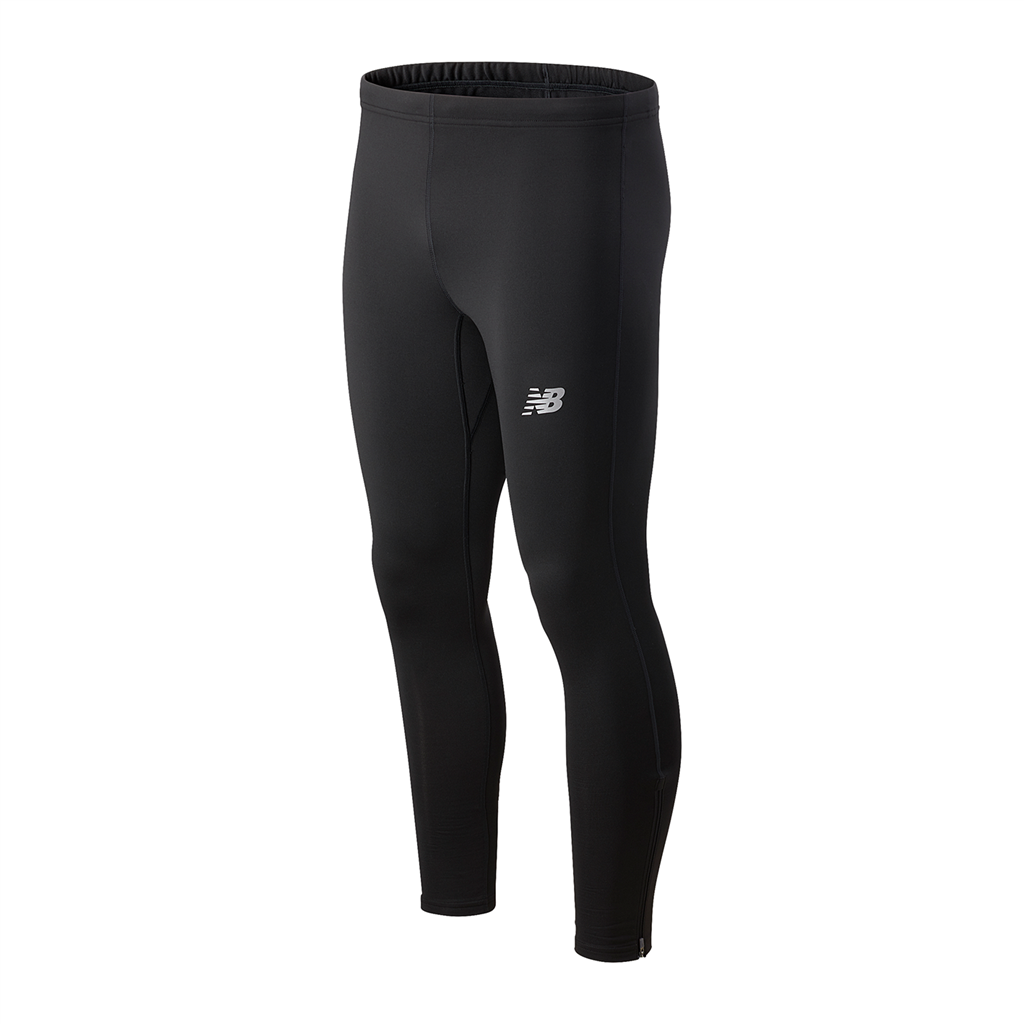 New Balance Herren Tight Core Run Winter , Schwarz, Fitted, ideal für Training, Fitness & Running von New Balance