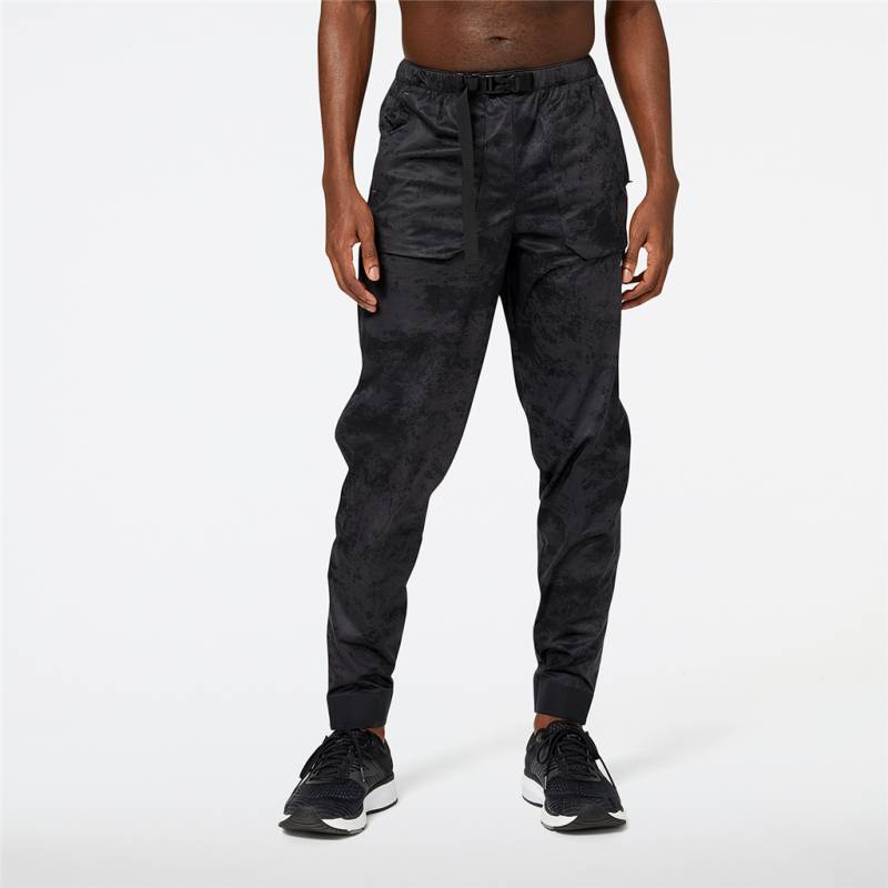 New Balance NB AT Waterproof Pant Athletic Fit Herren, schwarz, Grösse: S von New Balance