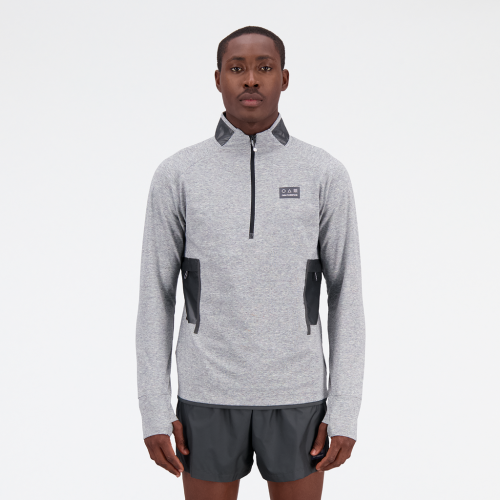 New Balance Impact Run AT Spinnex 1/2 Zip - grau (Grösse: L) von New Balance