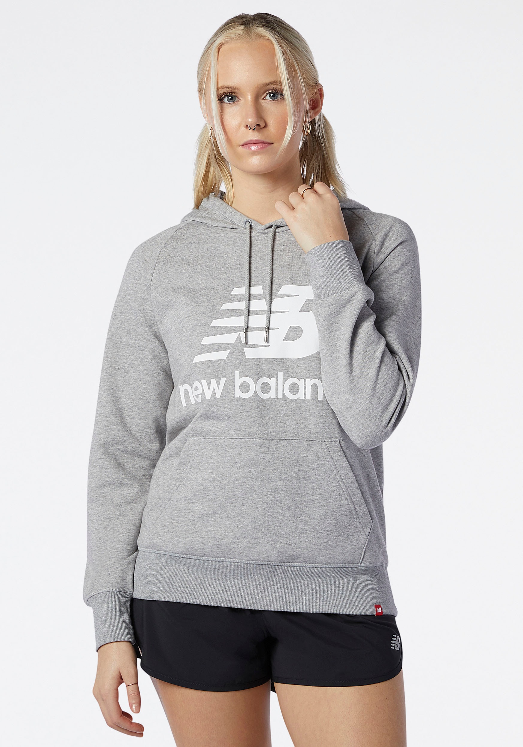 New Balance Kapuzensweatshirt »NB ESSENTIALS STACKED LOGO HOODIE« von New Balance