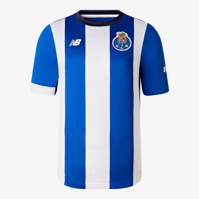 New Balance FC Porto Home Junior SS Jersey 23/24 Regular Fit Unisex, blau, Grösse: S von New Balance