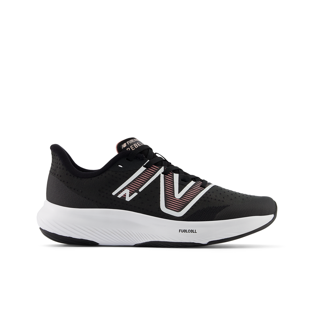 New Balance GPFCXTE3 Kids Fuel Cell Rebel v3 Lace Kinder Laufschuhe, Schwarz von New Balance