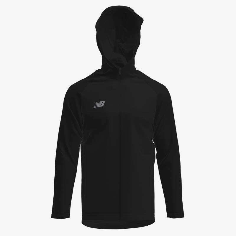 New Balance TW Training Rain Jacket JNR  Unisex, schwarz, Grösse: S von New Balance