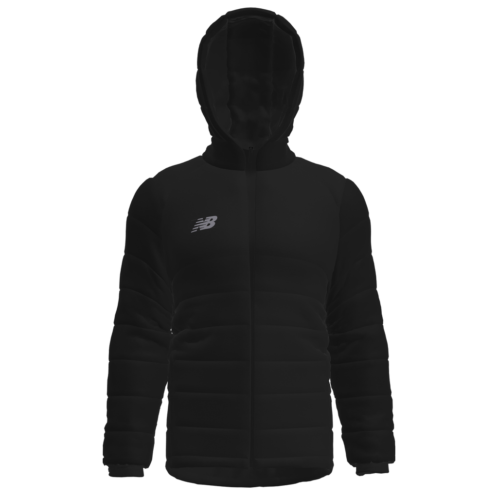 New Balance Kinder Trainingsjacke TW Training Stadium Jacket JNR, Schwarz, ideal für Ballsport & Teamsport von New Balance