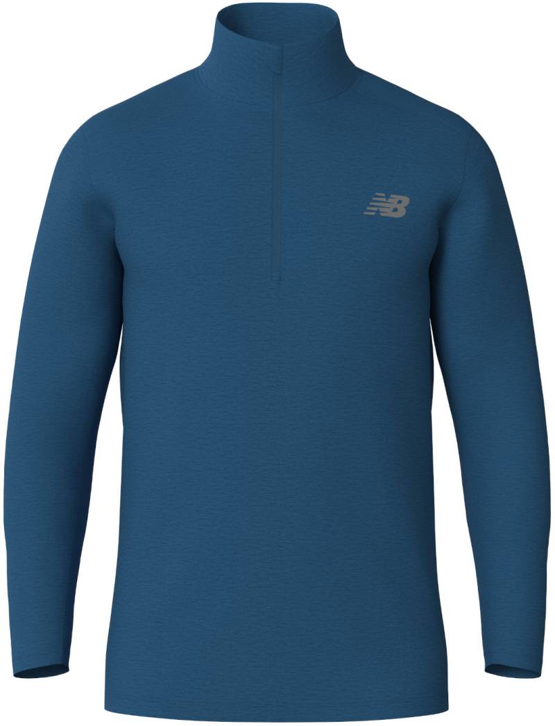 New Balance Laufshirt »Space Dye 1/4 Zip«, mit Label von New Balance