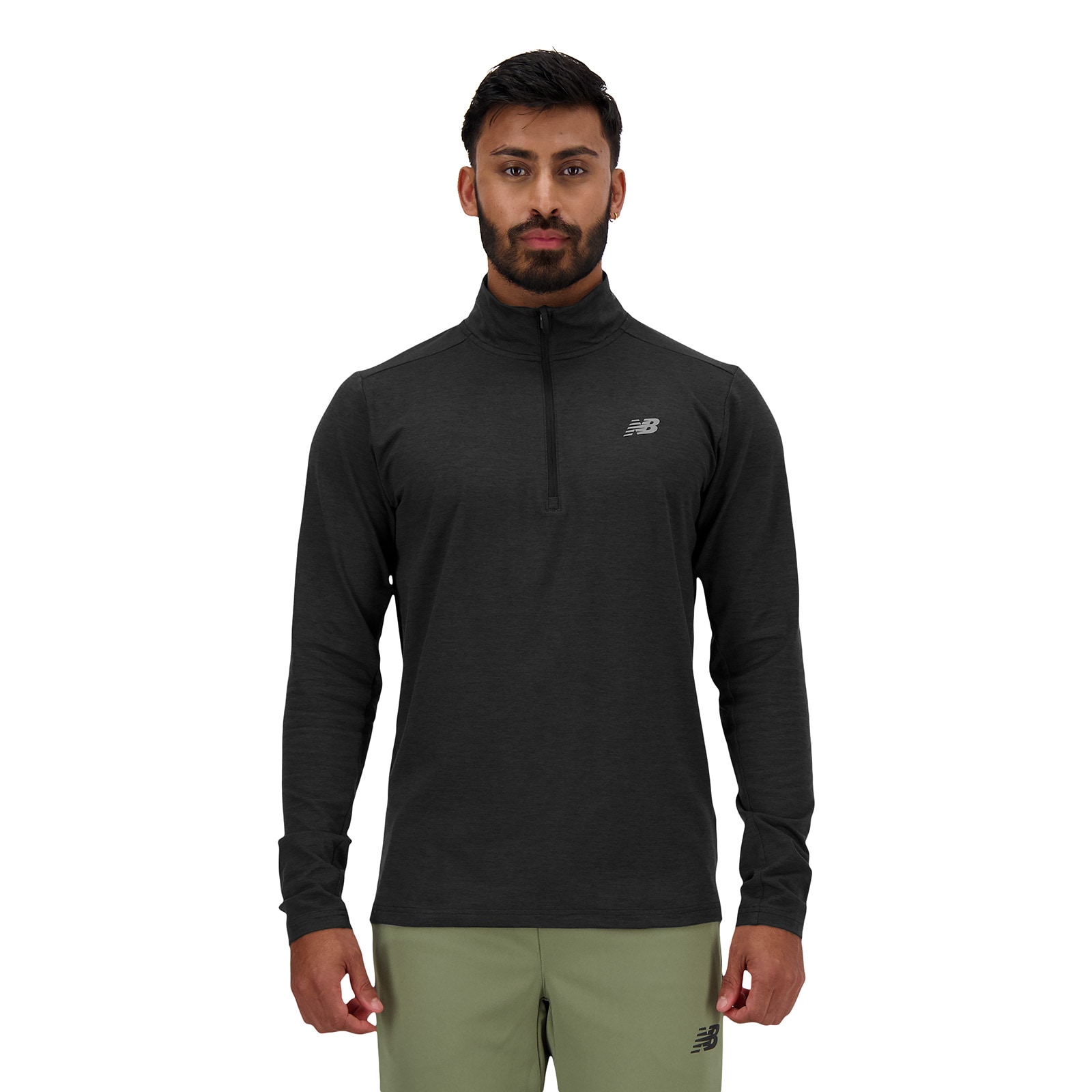 New Balance Laufshirt »Space Dye 1/4 Zip«, mit Label New Balance Laufshirt »Space Dye 1/4 Zip«, mit Label von New Balance