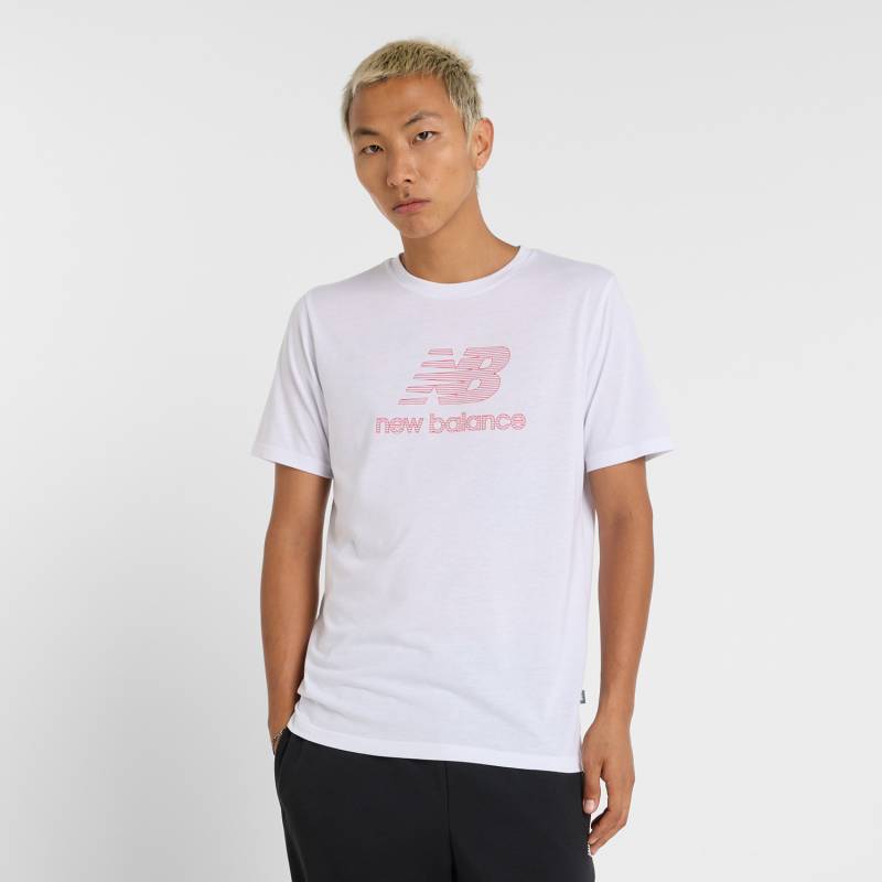 New Balance Laufshirt »Heathertech Logo T-Shirt« von New Balance