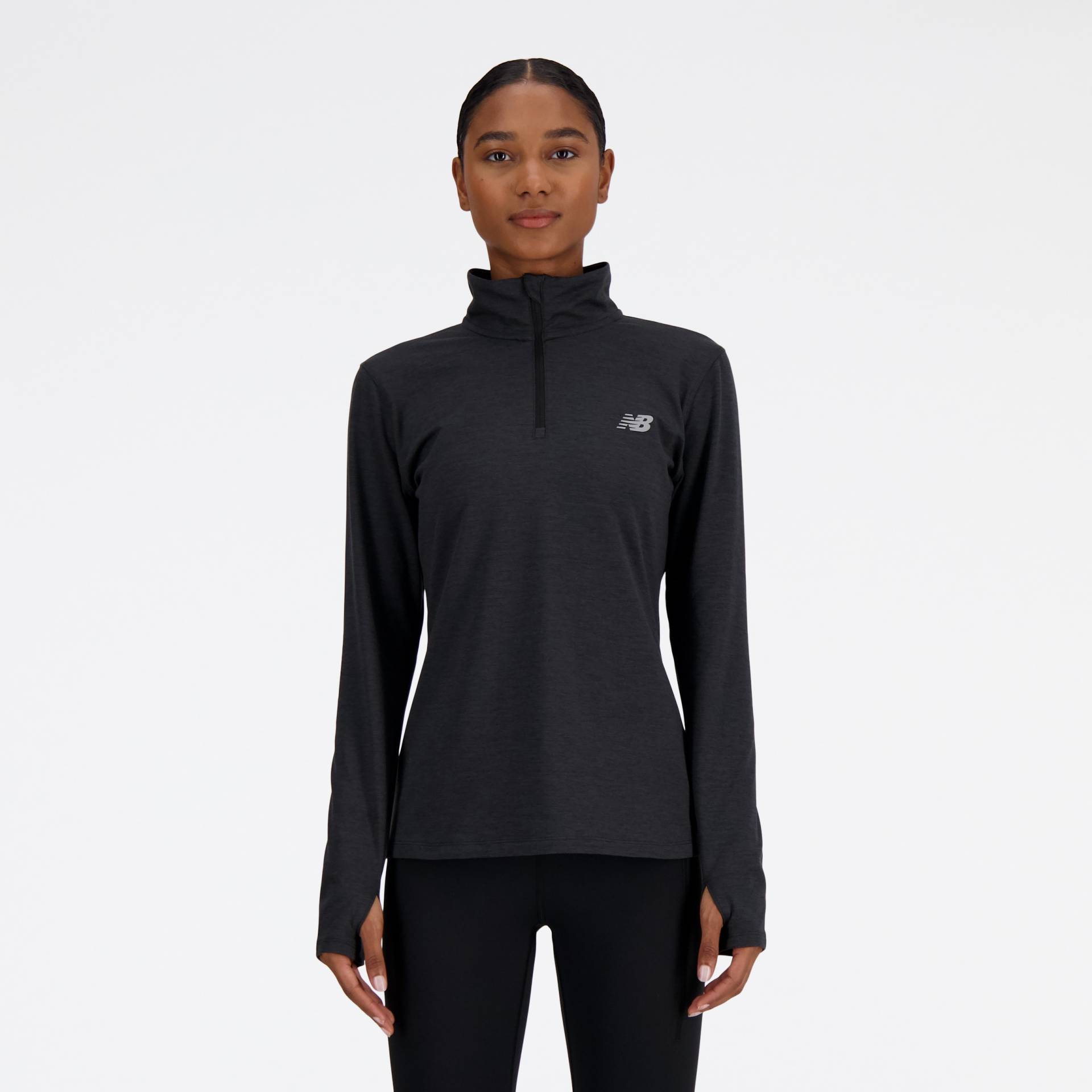 New Balance Laufshirt »Sport Essentials Space Dye Quarter Zip« von New Balance