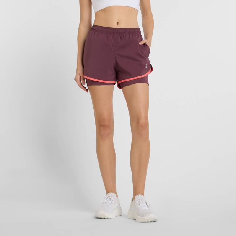 New Balance Laufshorts »Sport Essentials 2-in-1hort 3" EARTHHADOW« von New Balance