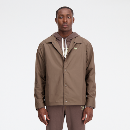 New Balance NB Essentials Coaches Jacket - braun (Grösse: XL) von New Balance