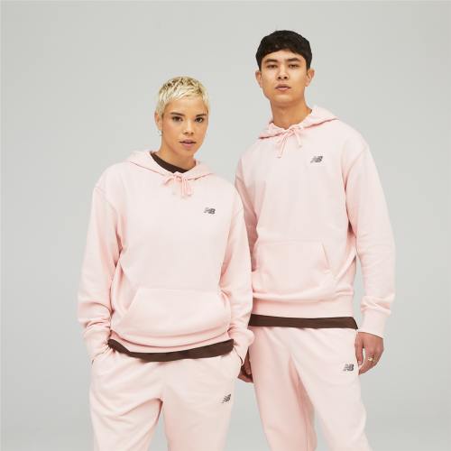 New Balance NB Essentials uni-ssentials PO Hoodie - pink (Grösse: U3) von New Balance