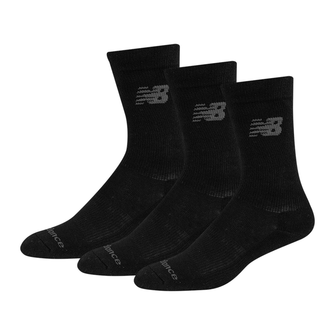 New Balance NB PF Cotton Cushioned Crew Socks 3 Pair-S S von New Balance