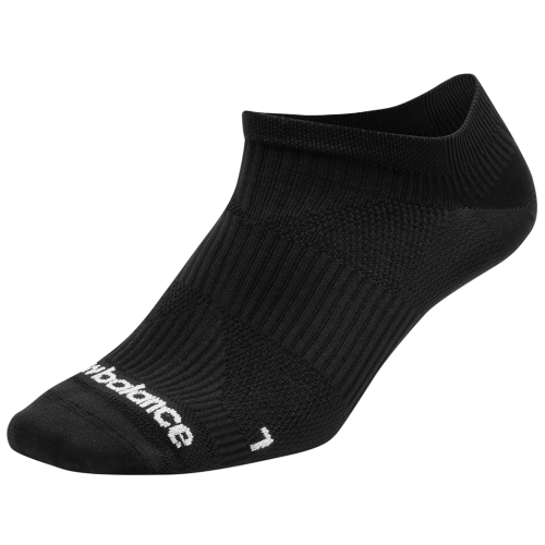 New Balance NB Run Foundation Flat Knit No Show Sock 1 Pair - schwarz (Grösse: L) von New Balance