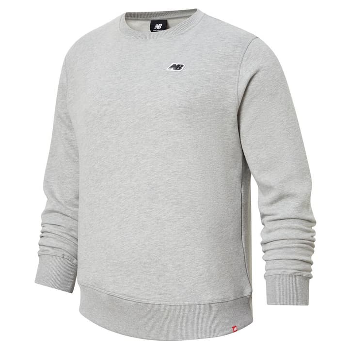 New Balance NB Small Logo Crew Sweat Pullover hellgrau von New Balance