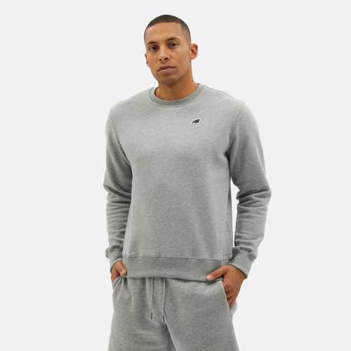 New Balance NB Small Logo Crew Sweat - grau (Grösse: L) von New Balance