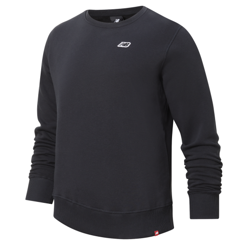 New Balance NB Small Logo Crew Sweat - schwarz (Grösse: M) von New Balance