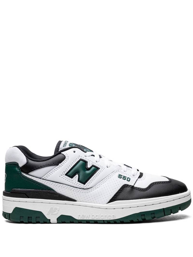 New Balance 550 "Black/White/Green" low-top sneakers von New Balance