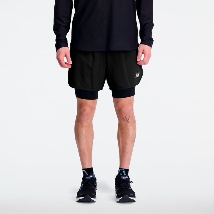 New Balance Q Speed 6 Inch 2-in-1 Short Shorts schwarz von New Balance