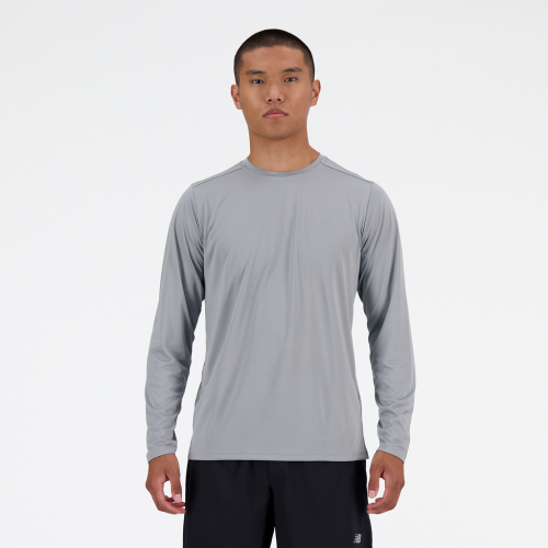 New Balance Run Long Sleeve T-Shirt - grau (Grösse: L) von New Balance