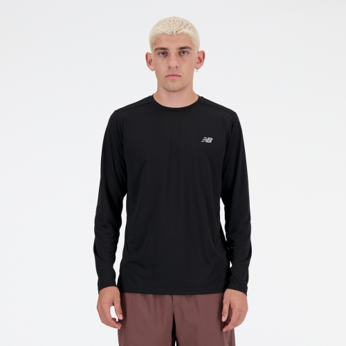 New Balance Run Long Sleeve T-Shirt - schwarz (Grösse: XL) von New Balance
