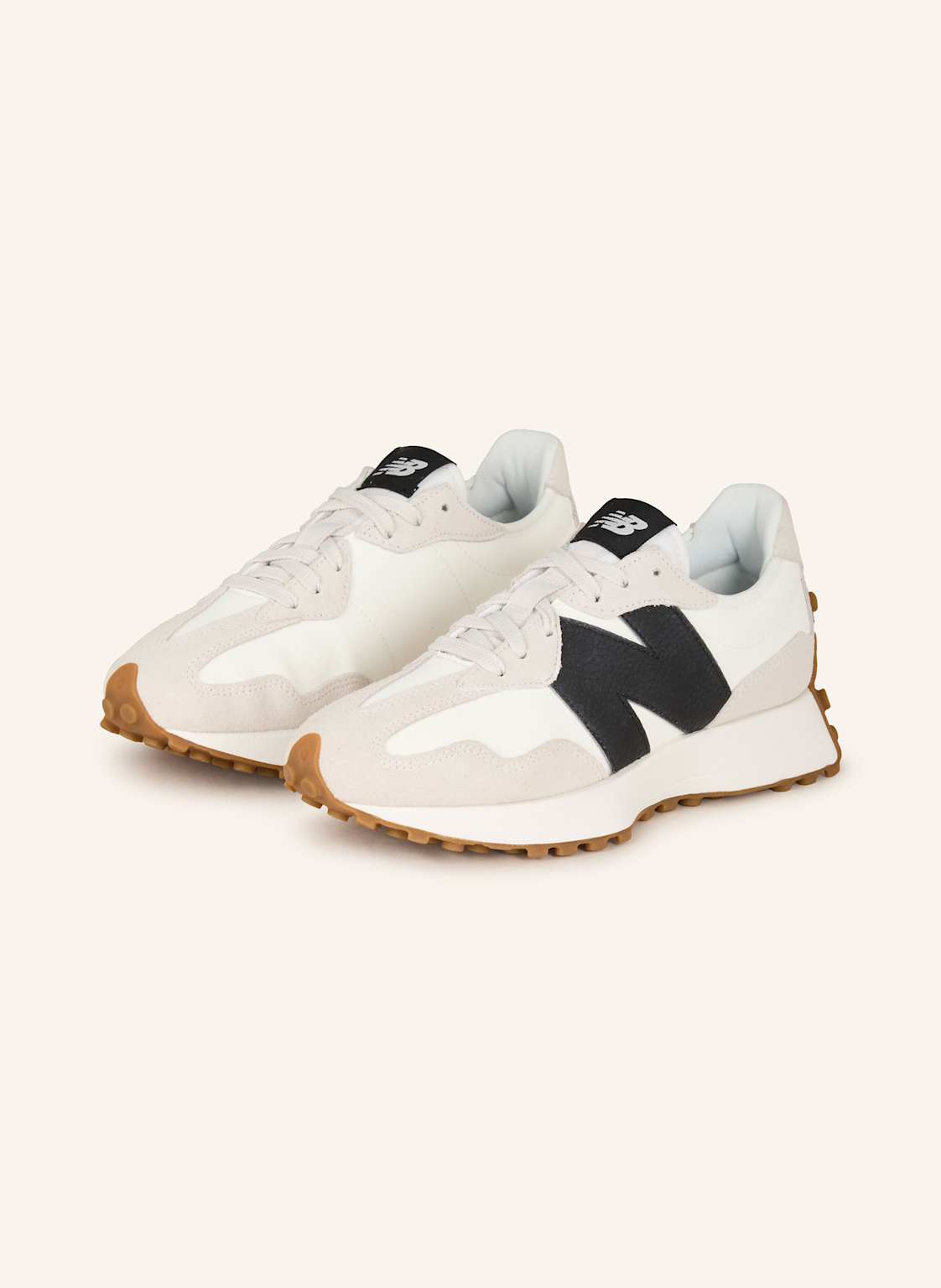 New Balance Sneaker 327 weiss von New Balance