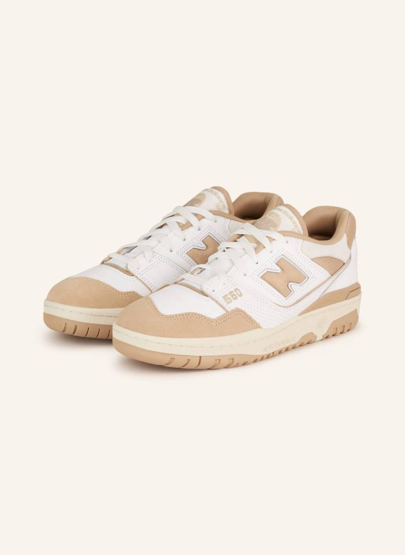 New Balance Sneaker 550 weiss von New Balance