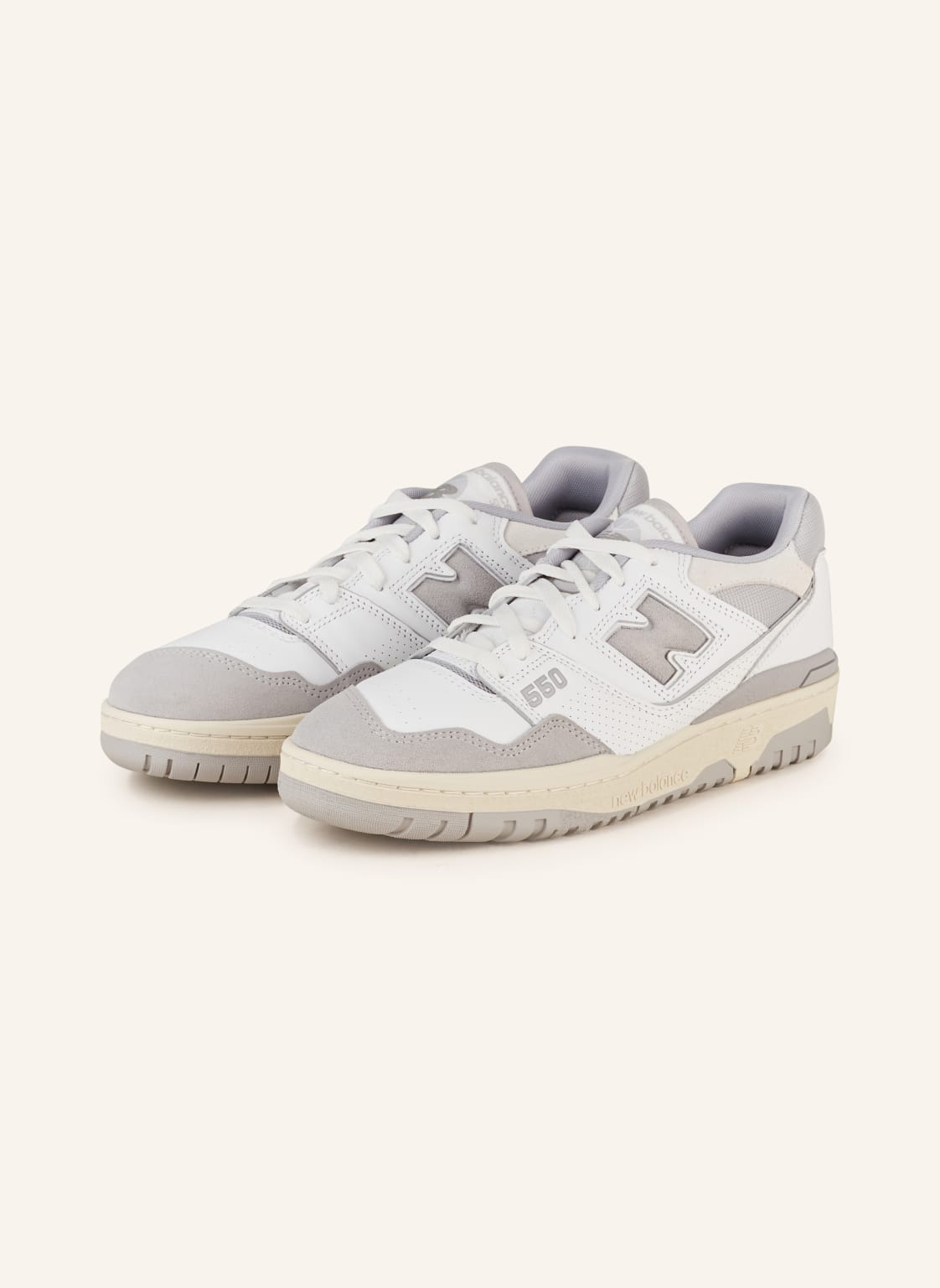 New Balance Sneaker 550 weiss von New Balance