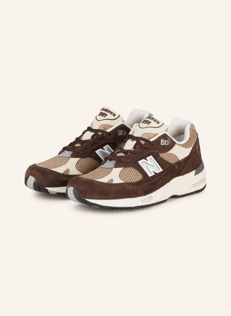 New Balance Sneaker Made In Uk 991V1 braun von New Balance