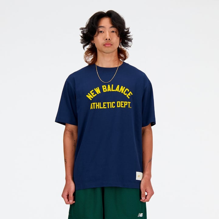 New Balance Sportswear Greatest Hits Ringer T-Shirt T-Shirt blau von New Balance