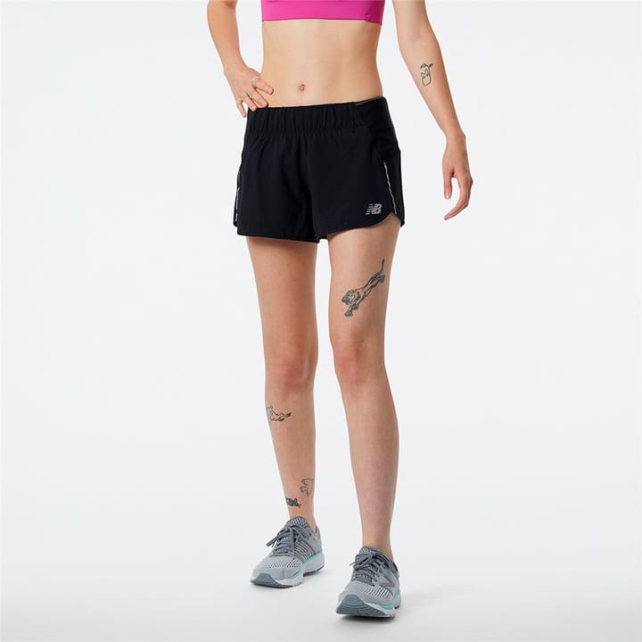 New Balance W Impact Run 3in Short Shorts schwarz von New Balance