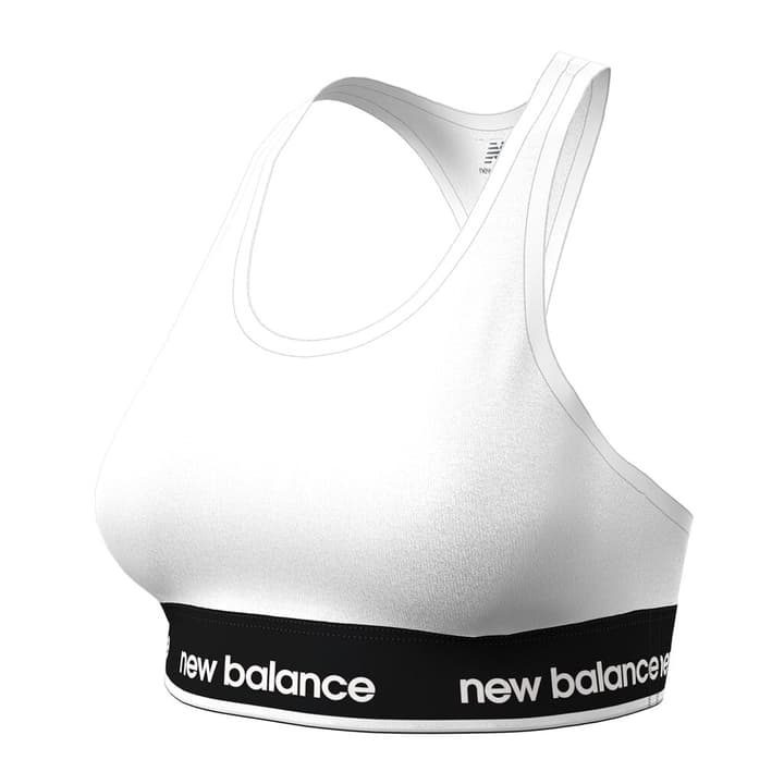 New Balance W Medium Support Sleek Pace Bra Sport-BH weiss von New Balance