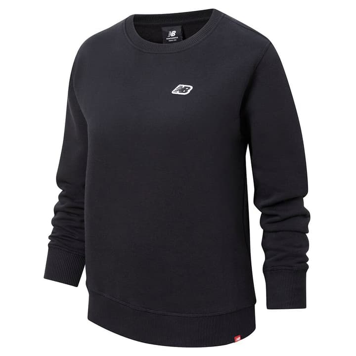 New Balance W NB Small Logo Crew Sweat Pullover schwarz von New Balance