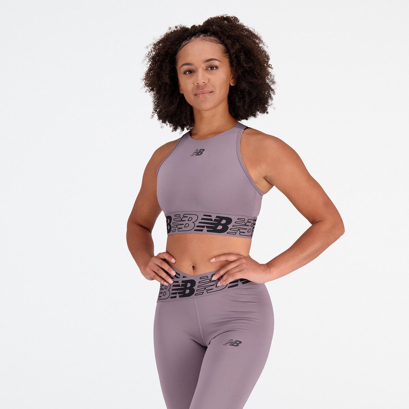 New Balance W Relentless Crop Bra-XS XS von New Balance