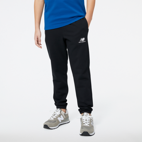 New Balance Y Essentials Stacked Logo Sweatpant - schwarz (Grösse: L) von New Balance