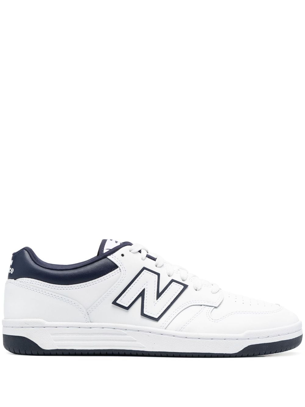 New Balance panelled low-top lace-up sneakers - White von New Balance