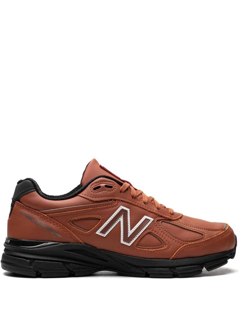 New Balance x Teddy Santis 990v4 Made in USA "Mahogany Black" sneakers - Brown von New Balance