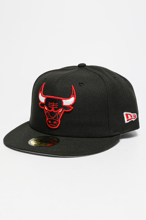 New Era 59Fifty Cap - Chicago Bulls | Schwarz + Hellgrau | Herren  | 7 1/2 von New Era
