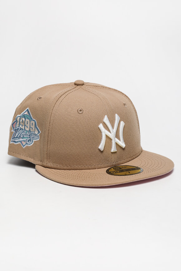 New Era 59Fifty Cap | Beige + Rosa | Damen  | 7 1/4 von New Era